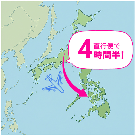 時差1時間！短期集中留学に最適