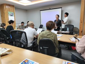 安全対策連絡協議会 安全対策連絡協議会にてJTB担当者からの講義