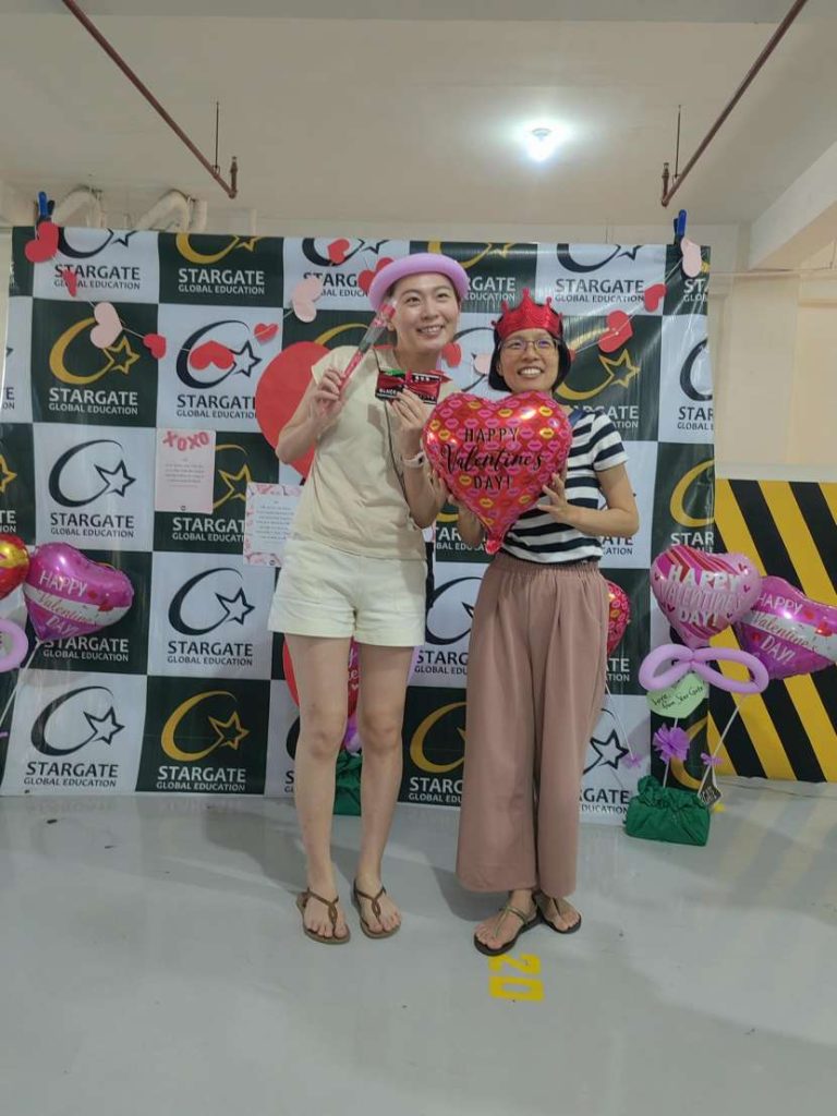 バレンタインイベント中に撮影