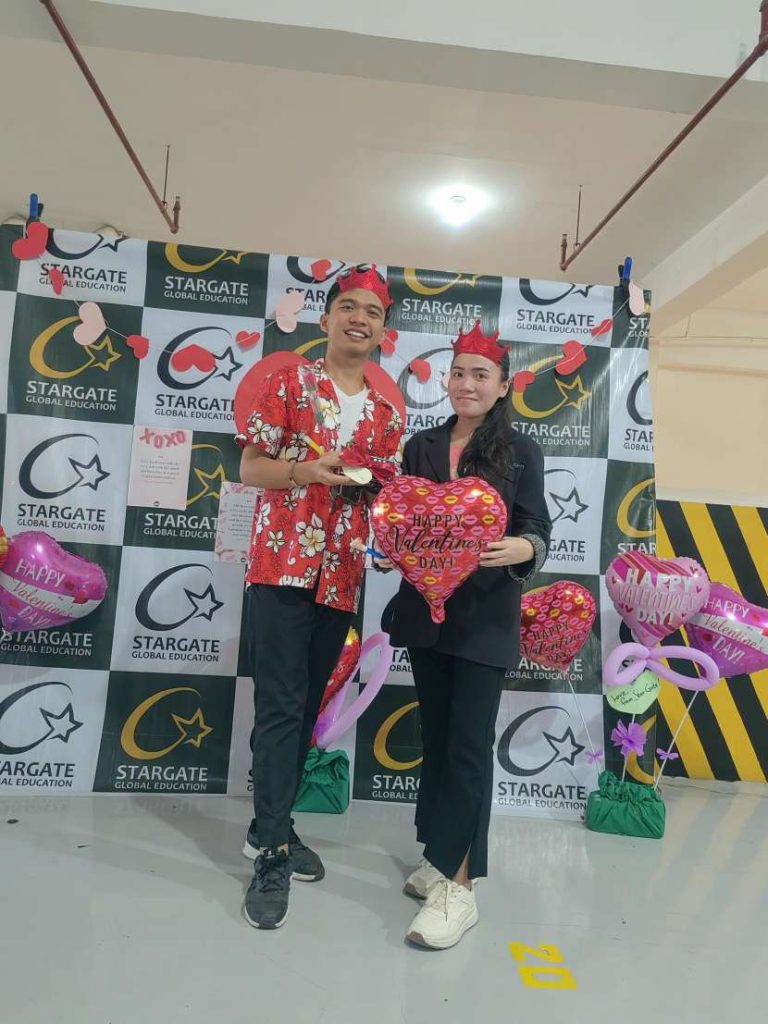 バレンタインイベント中に撮影