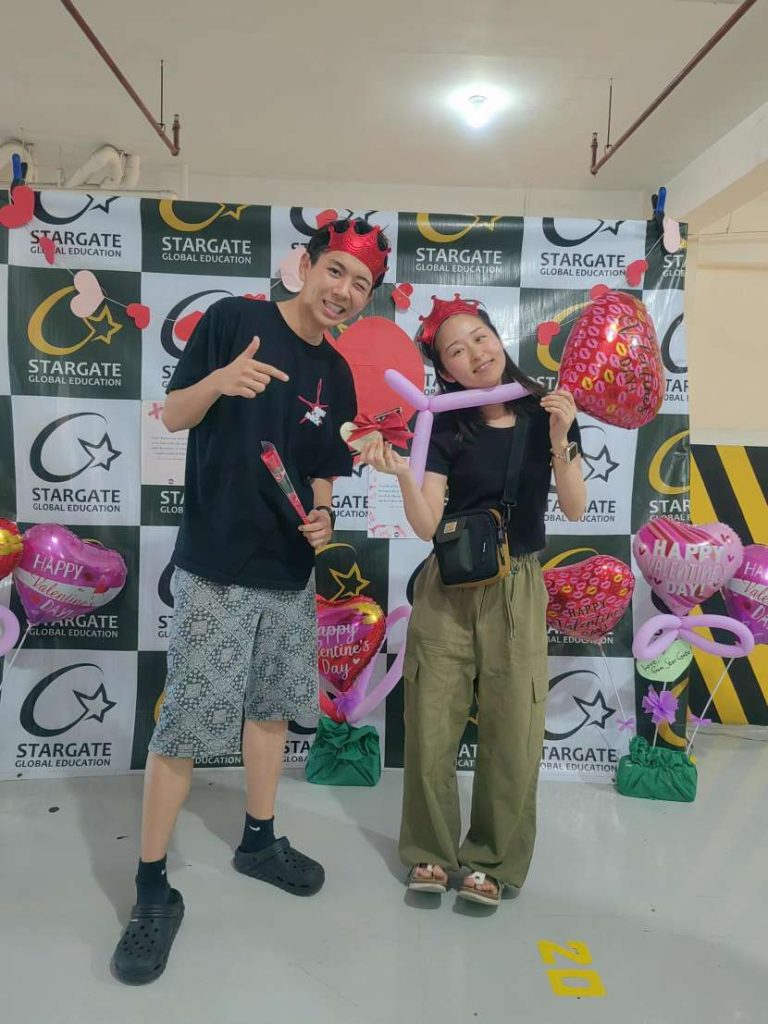 バレンタインイベント中に撮影