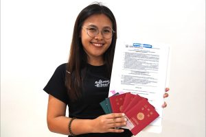 日本と台湾のパスポートとSSP申請用紙